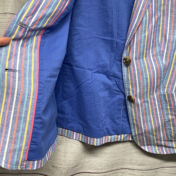 Vineyard Vines Women's Striped Blazer - Multicolor - Picture 7 of 14